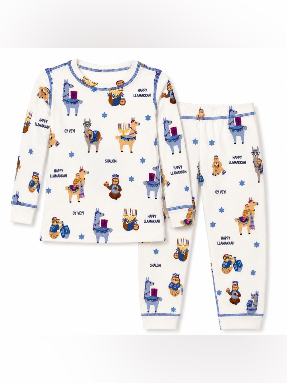 New PJ Salvage “Happy Llamakkah” Hanukkah Pajama Set | Multiple Sizes Available